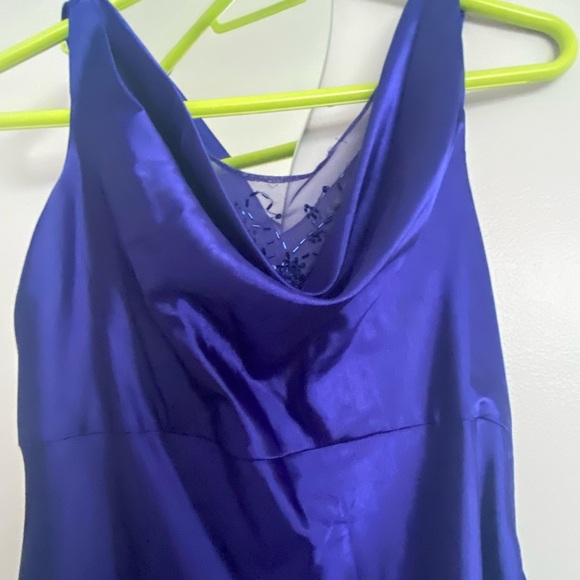 Beautiful Patra Purple Sleeveless Evening Dress.              Size 8 - Picture 3 of 11